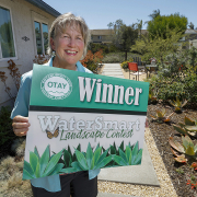 Catherine Spence and her husband David are the 2025 winners of the Otay Water District Watersmart Landscape Contest. Photo: Otay Water District