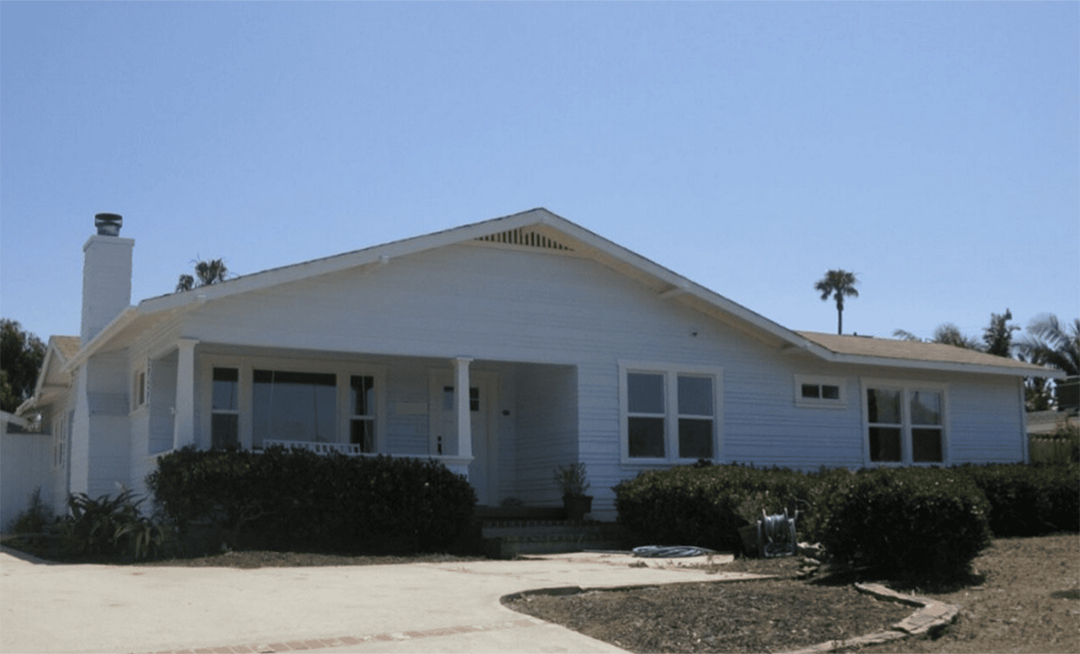 The Igel home before its landscaping transformation by Julie Igel. Photo: City of Oceanside