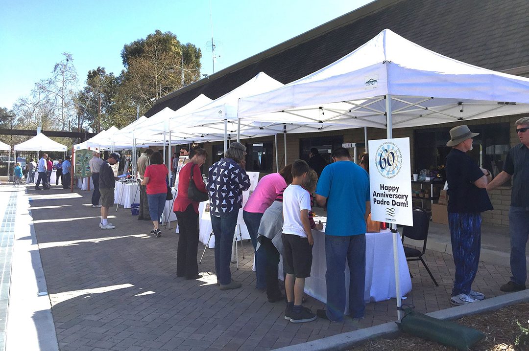 The Padre Dam Municipal Water District Open House offers displays about its operations with plenty of hands-on experiences. Photo: Padre Dam Municipal Water District