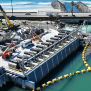 New water intake and discharge facilities in and adjacent to Agua Hedionda Lagoon at the Claude “Bud” Lewis Carlsbad Desalination Plant.