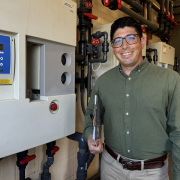 Carlos-Cortes-Cover_3977 After 14 years serving in the United States Marine Corps, Carlos Cortes found civilian employment in the water industry with the City of Poway. Photo: San Diego County Water Authority