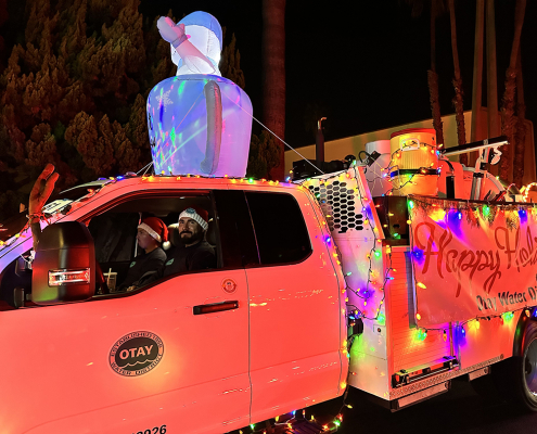 The Otay Water District participated in the Chula Vista Holiday Parade. Photo: Otay Water District