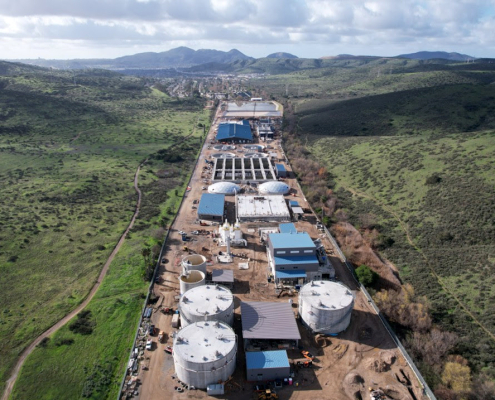 Construction begins soon on the new East County AWP energy recovery system, which will provide up to 30% of the project’s energy needs, saving the operators and ratepayers money. Photo: East County AWP