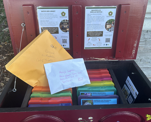 The Native Plant Seed Library established by the Vallecitos Water District is a success thanks in part to community contributors known as “Seed Heroes.” Photo: Vallecitos Water District