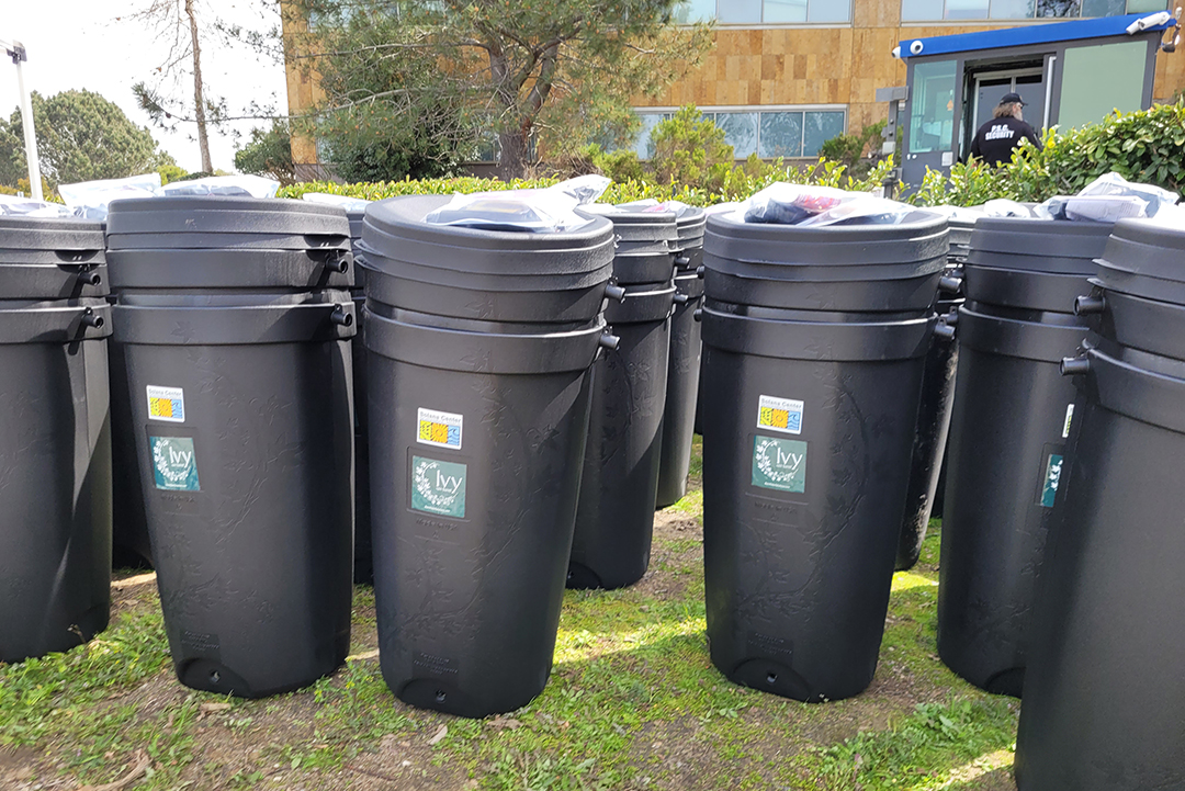 City of San Diego residents eligible for discounted rain barrels can attend a virtual or an in-person workshop to learn more about maximizing their benefits. Photo: Courtesy: Solana Center for Environmental Innovation
