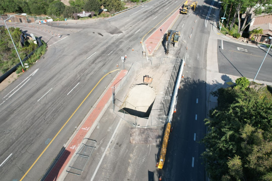 Be informed about road detours off Mission Gorge Road near the east entrance to Mission Trails Regional Park. Photo: ECAWP