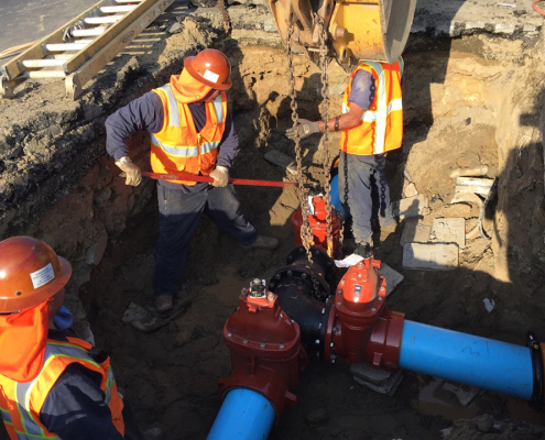 The City of Oceanside begins work on pipeline replacements of aging water and sewer mains. Some are approaching 100 years old, well past their expected useful life. Photo: City of Oceanside