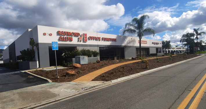The family owned business Richard Allyn Office Furniture is the most recent beneficiary of the San Diego County Water Authority's Large Landscape Direct Install Assistance Program. Photo: Vallecitos Water District