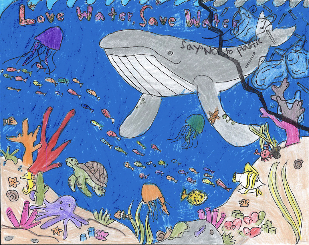 Winning entry 2026 Student Poster Contest created by Kira S. Photo: Olivenhain Municipal Water District