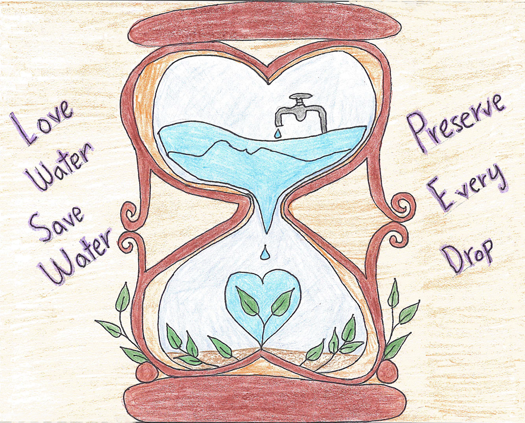 Winning entry 2026 Student Poster Contest created by Yohan R. Photo: Olivenhain Municipal Water District