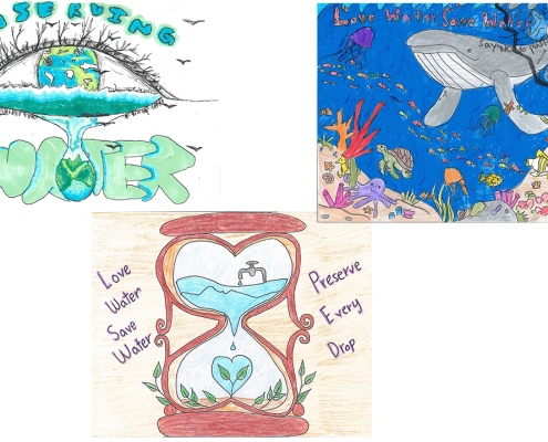 The winning artwork in the Olivenhain Municipal Water District's 2026 Student Poster Art Contest.