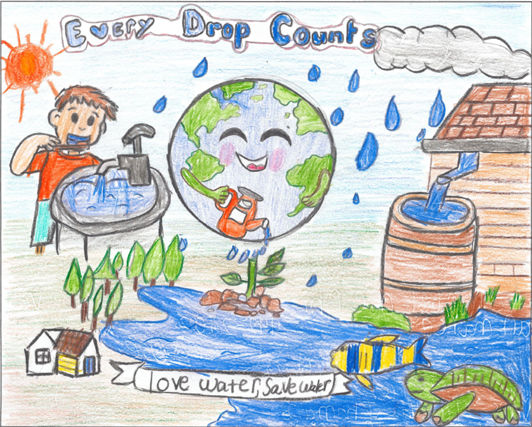 First Place 2026 Student Poster Contest winner: Charbel Merhi. Photo: Vista Irrigation District