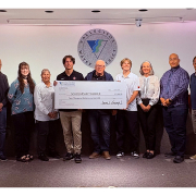 (L to R): Vallecitos Water District Scholarship Winner Ashley Perez, Board Vice President Craig Elitharp, Scholarship Winner Carly Gresham, Board Member Tanis Brown, Scholarship Winner Carson Hackett, Board Member Jim Hernandez, Scholarship Winner Tanner Ranking, Board President Jennifer Kerschbaum, Scholarship Winner Charles Zhou, Board Member Jim Pennock, Scholarship Winner Keira Klima. Photo: Vallecitos Water District