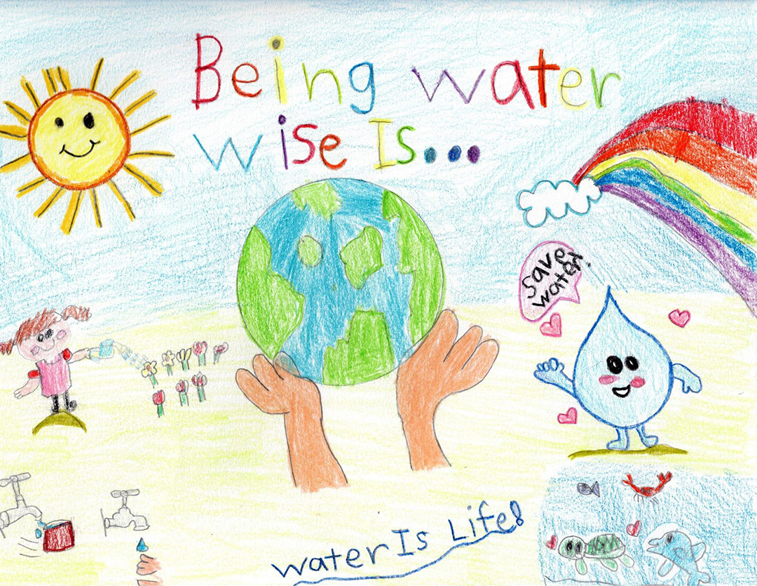 Otay Student Poster Contest Winner: Second Place: Kathlyn Clarie M., First Grade, Liberty Elementary School