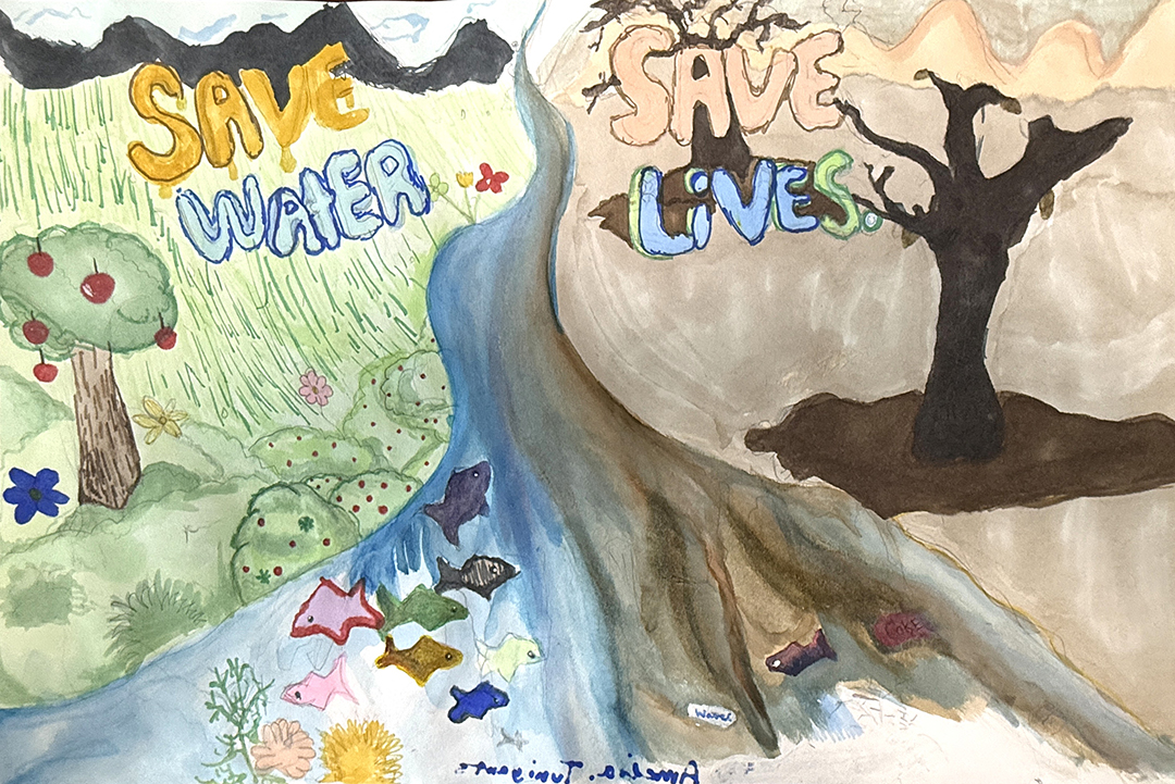 2026 Student Poster Contest Winner: Amelia Tuniyants, 4th Grade, Carlton Oaks Elementary School. 