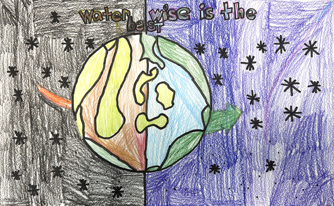 Award winning art: Julian Barnett – Second Grade, Rio Seco School