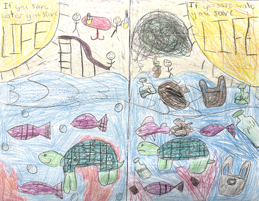 Award winning art: June Polte – Third Grade, Pepper Drive Elementary School