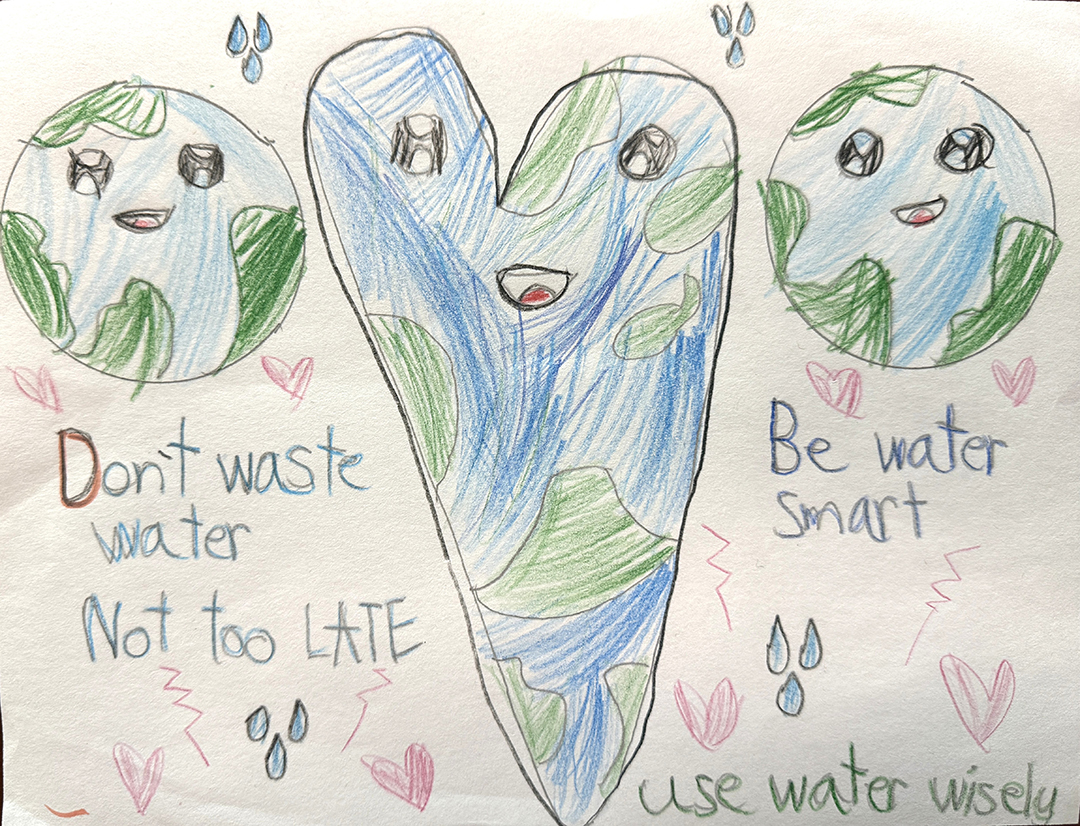 2025 Student Poster Art Contest Winner Luna Venegas – First Grade, Boulder Oaks Elementary School.