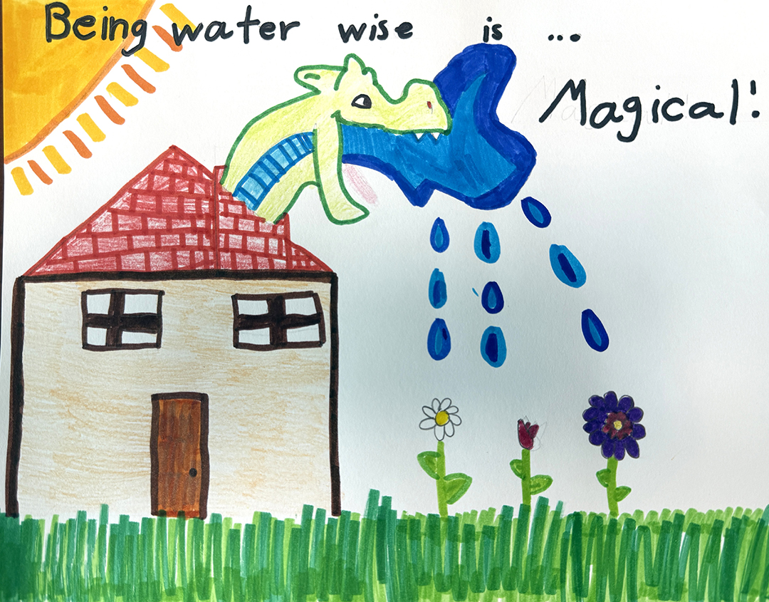 Award winning art: Payson Duda – Second Grade, Carlton Oaks Elementary School