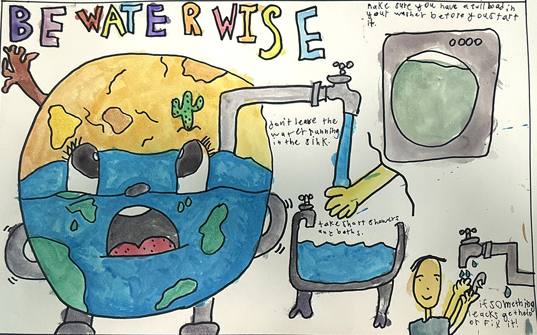Award winning art: William Creed – Third Grade, Boulder Oaks Elementary School
