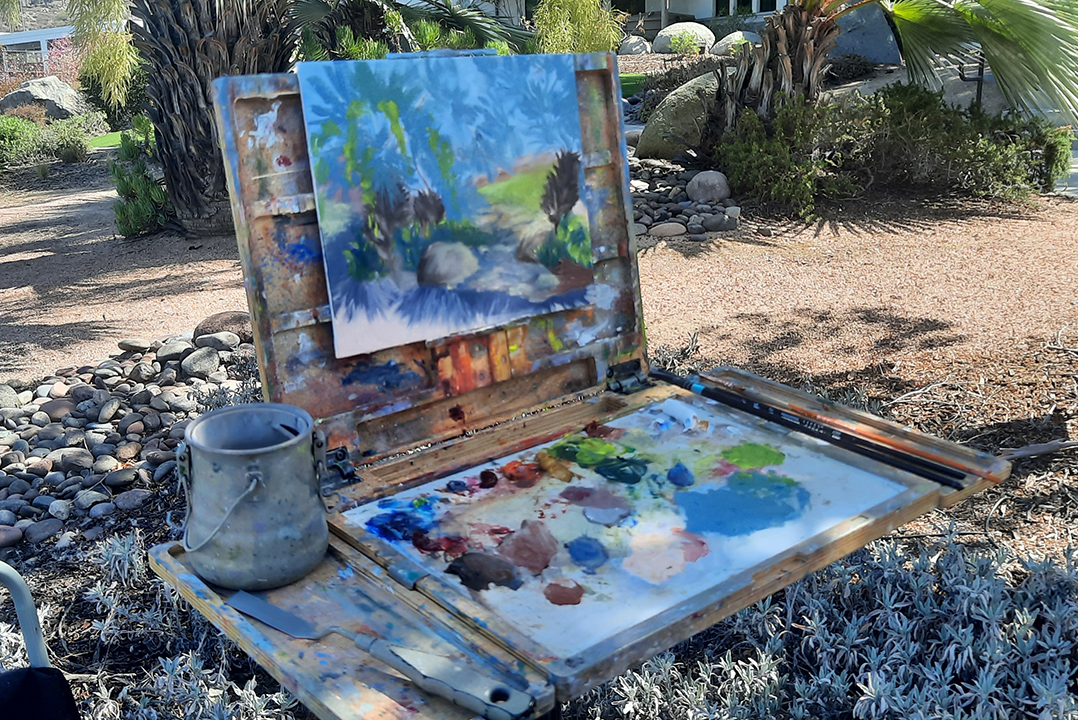 A closer look at Kathy Fortenberry's finished work. Photo: Vallecitos Water District