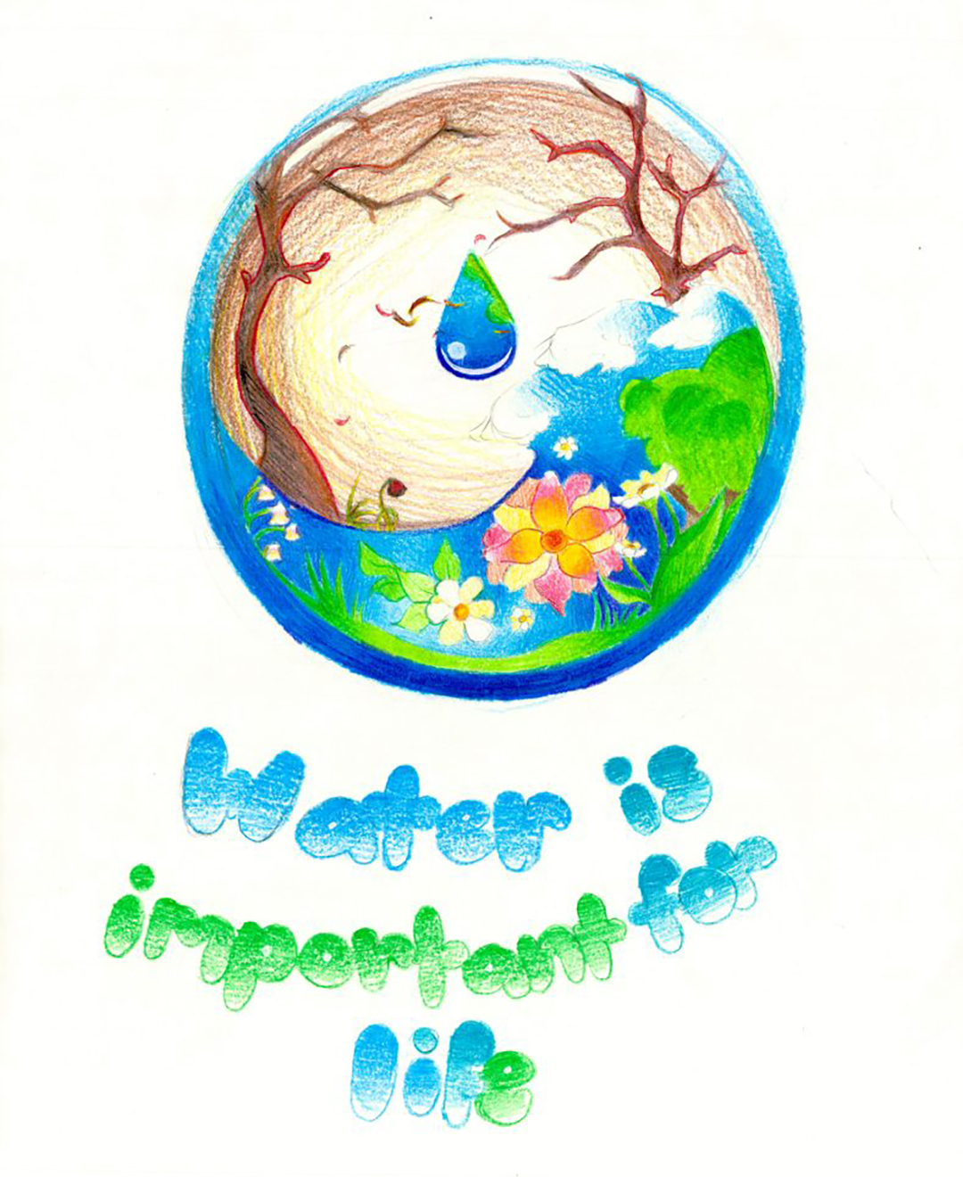 Otay Student Poster Contest Winner: Third Place: Zoe C., Eighth Grade, Rancho Del Rey Middle School